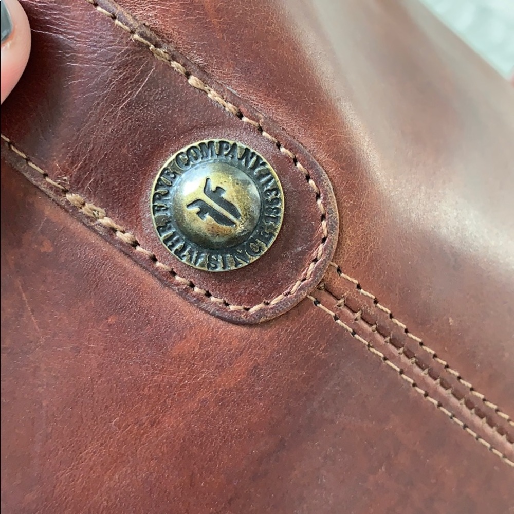 Frye Melissa Button 2 brown boots - Picture 7 of 7